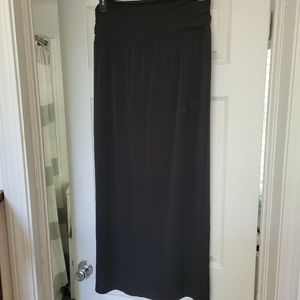Black maxi skirt